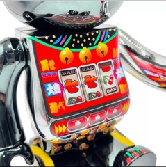 Medicom Toy Bearbrick Lucky Cat Jackpot 400％ DCON 2024 Be@rbrick
