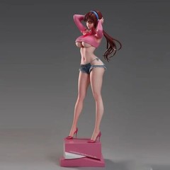 Anime Figure Inspired by Makibo Summer Girlfriend 30cm PVC Model Doll Unbranded