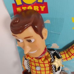 Rare NOS Toy Story Figure Doll SHERIFF WOODY NEW Disney Pixar Thinkway NIB 13″