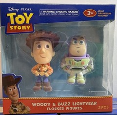 Disney Toy Story 6 Flocked Figures Woody Buzz Lotso Rex Jessie Bullseye NEW