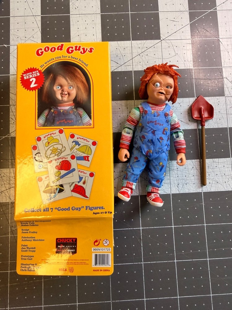 Neca Chucky Blind Box Series 2 Child’s Play 2 BUSTED UP TOMMY WITH SHOVEL Figure