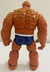 Marvel Legends The Thing Action Figure Fantastic Four Retro Wave Incomplete