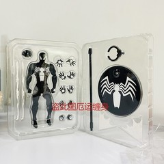 New In Box Mess Toys Symbiote Spider-Man Action Figure Toy With Extra Webbing