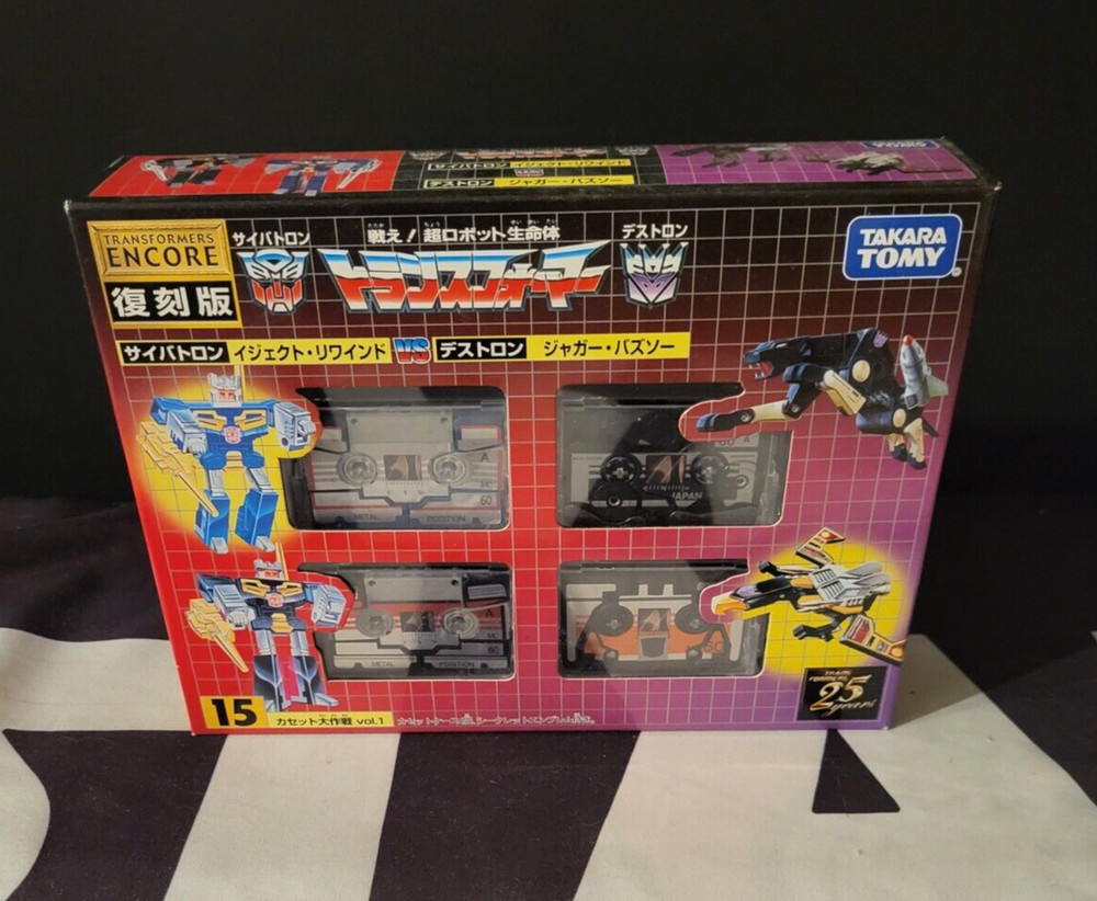 Cassettes Vol.1 15 Encore G1 Reissue TRANSFORMERS Takara Tomy NEW USA Seller