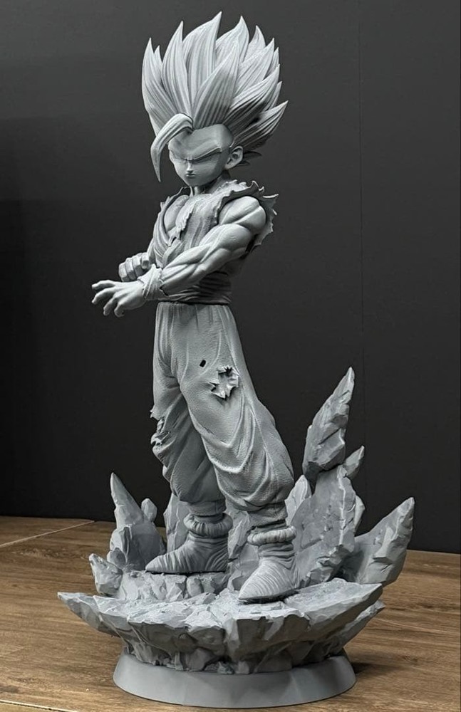 Gohan Son, Dragon Ball, Size Adjustable, Unpainted Unassembled, Figure, FDM,