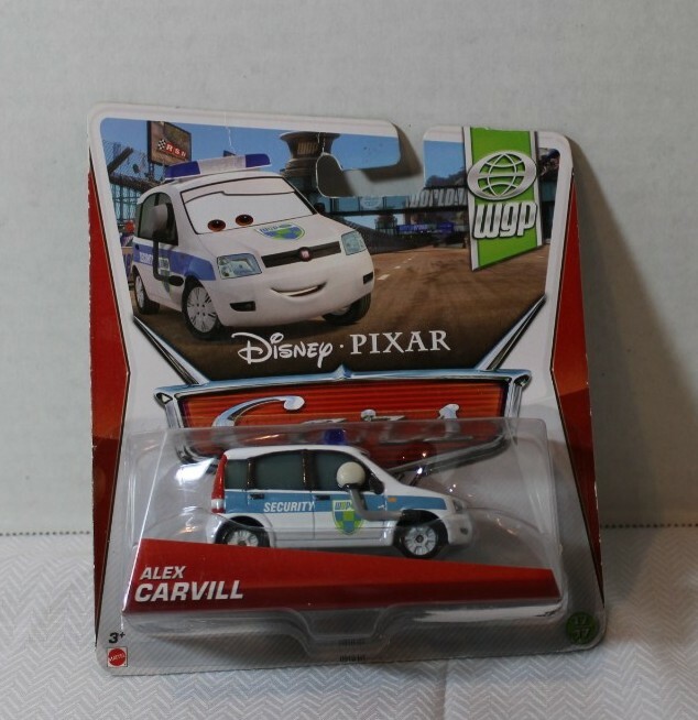 2013 Disney Pixar Cars #17 ALEX CARVILL✰Security Guard fiat at Porto Corsa✰WGP