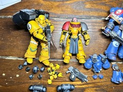 Joytoy Warhammer 40K Lot Imperial Fists Guard Black Templars Cadian Titus Marine