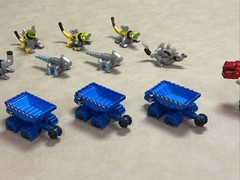 lot of 2015 Mattel Dreamworks DINOTRUX Diecast Dinosaur Robots, Trucks & Triples