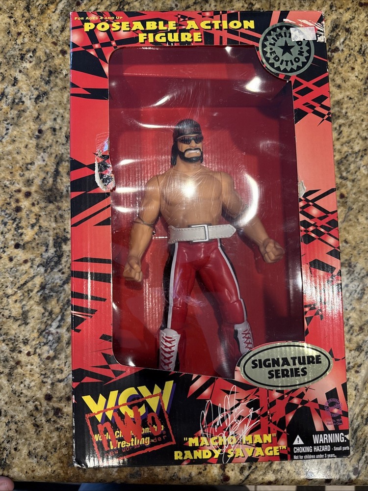 Original San Francisco Toymakers WCW 12″ Macho Man Randy Savage Action Figure