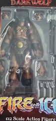 DARKWOLF Fire & Ice 1:12 Figure FRAZETTA ICON Collectibles PREVIEWS EXCLUSIVE