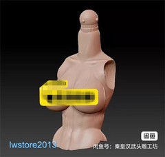 1/12 Large Breast Cover Bust Model For 6″ Female Knight Action Figure Body Toys