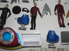 Star Trek Movie Galaxy Collection 7 Figure Lot 2009 Playmates Kirk Spock Sulu 4″