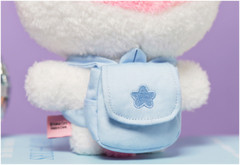 Kakao Friends Golgolz Collaborate Stuffed Plush Doll Keyring Make-up Pouch Bag