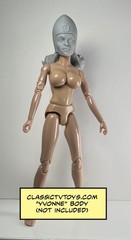 Bullet Girl Custom Action Figure Head 1:9 or 1:6 Mego