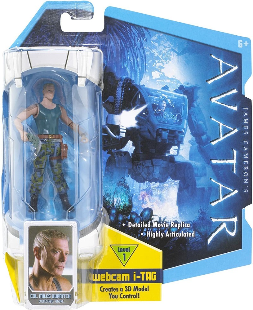 James Cameron’s Avatar COL MILES QUARITCH Collectible Figure 2009 🌟SHIP FREE!🌟