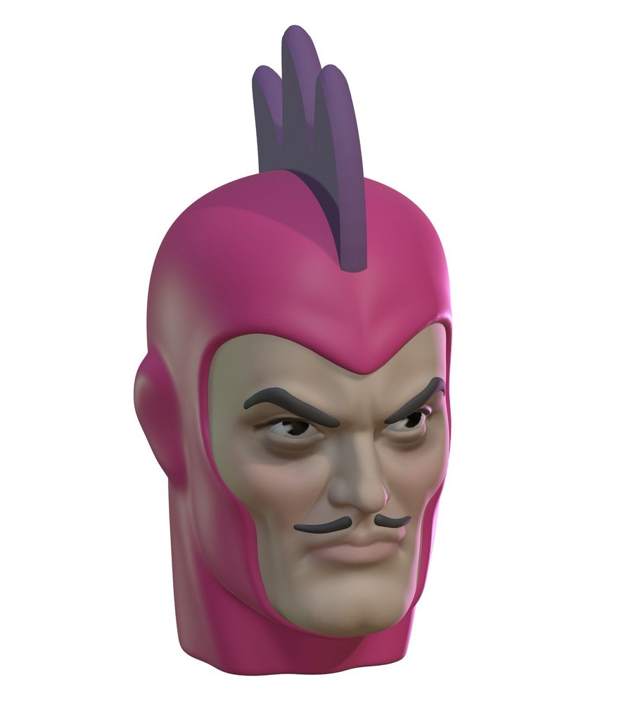 2X Man Custom Action Figure Head 1:9 or 1:6 Mego