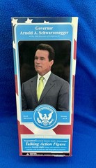 2005 Arnold Schwarzenegger Talking Action Figure Governor New in Box