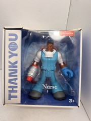 Fisher Price Thank You Heroes Male Nurse First Responders GYJ32 Mattel New