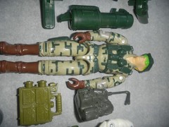 1980s 1990s G.I. GI Joe Accessories Weapons Action Figures Vintage ARAH 3.75 Lot