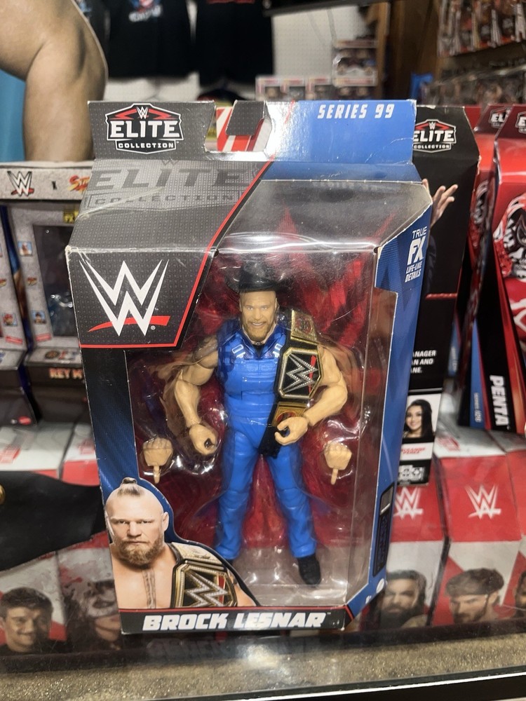 WWE Elite Brock Lesnar Wrestling Action Figure Series 99 Chase Edition Rare