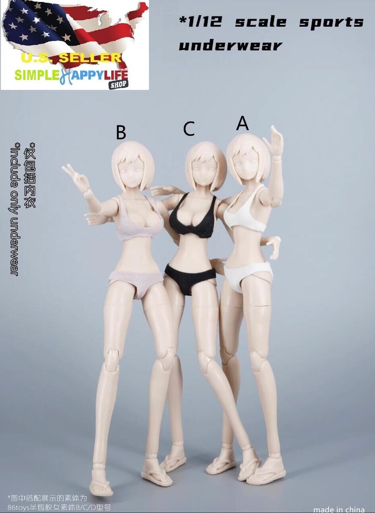 1/12 female underwear lingerie clothes for 6″ SHF Nota Mezco MixMax PHICEN ❶USA❶