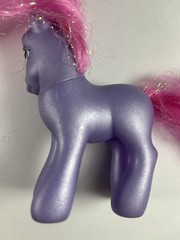 My Little Pony G3 PETAL BLOSSOM 2002 Hasbro Long Styled Pink Tinsel Hair MLP