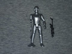 Vintage Toy Island Terminator 2 Judgement Day 3.75″ T-1000 figure with weapon