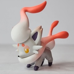 Pokemon Scale World 2″ 1:20 Hisui Hisuian Zorua Mini Figure Nintendo Bandai