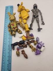 Five Nights at Freddys FNAF Figures Parts Pieces Lot Incomplete