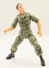 VIETNAM US ARMY Rifleman w/ Gear – Marauder GR 1:18 Scale 4″ GI Joe Type Figure