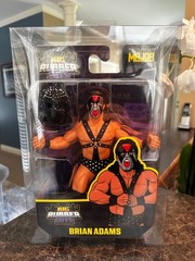 BIG RUBBER GUYS DEMOLITION CRUSH BRIAN ADAMS WWE WWF LJN in Protector Case