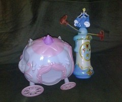 disney princess toys lot of 2 cinderellas carriage and wand cool rare wow cool