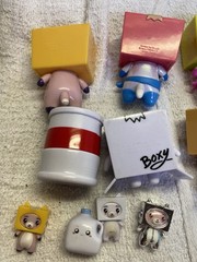 LANKYBOX Lanky Box Figures Toys Bundle Mini Figures Mystery Slap Bracelet Lot