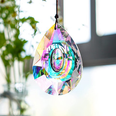 89Mm/3.5In Hanging Chandelier Crystals Prisms for Window Suncatchers Chandelier