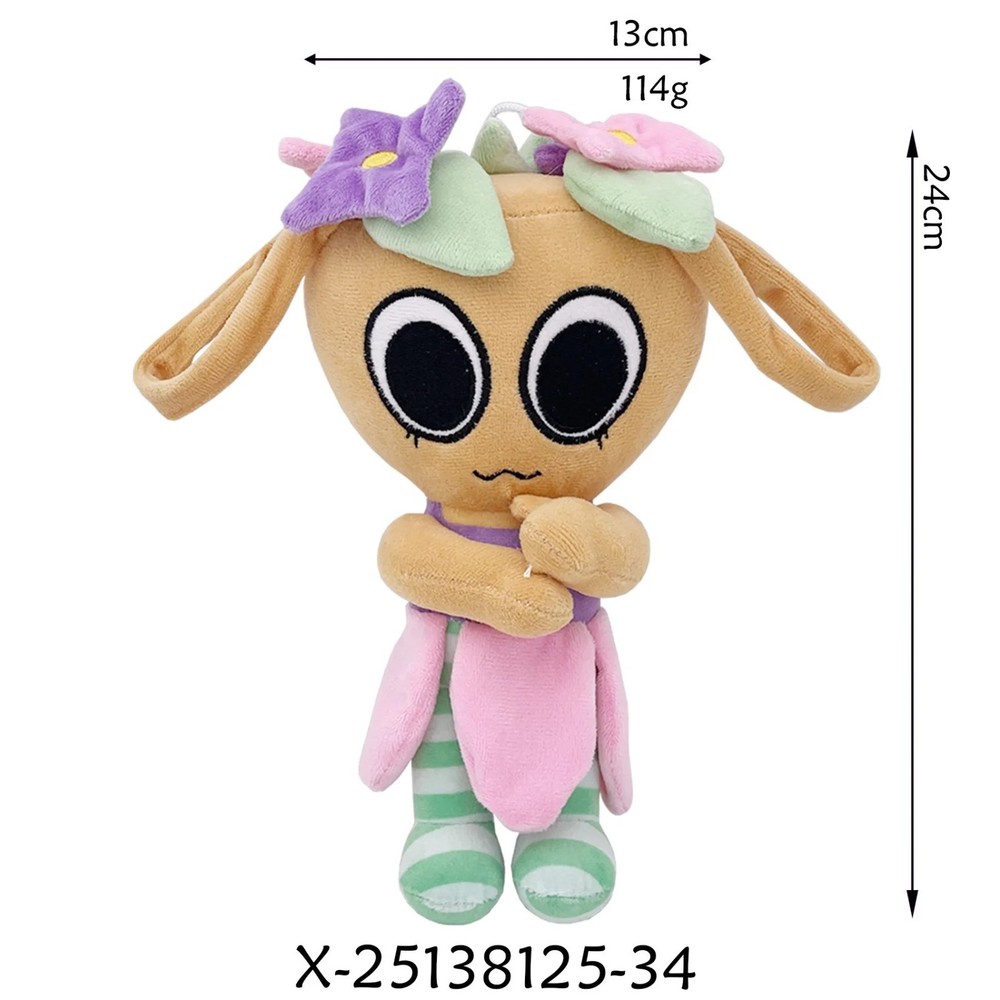 26cm Dandy’s World Plush Doll Bassie Plush Stuffed Toy Pillow Kids Gift Birthday