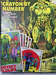 Swamp Thing Crayon-By-Number Rose Art Coloring Set New In Box Old Store Stock