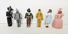Wizard of Oz Figurines Action Figure Toys 50th Anniversary 1988 Turner Lot Of 6