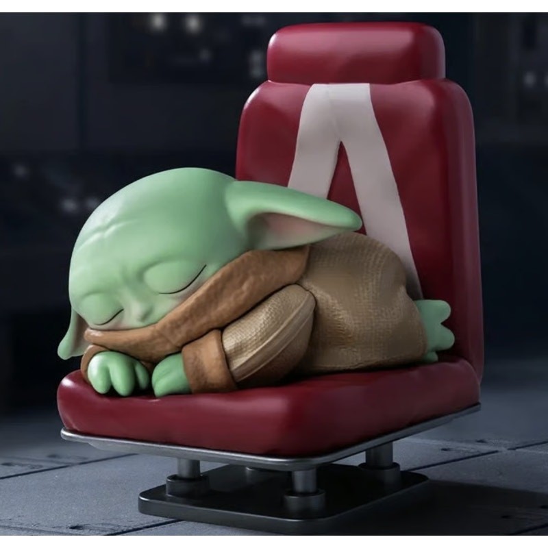 POP MART Star Wars Grogu Tiny but Mighty Figure, Cozy Nap, Open Box, New