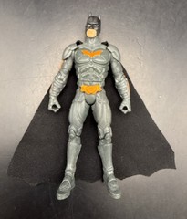 2008 Batman The Dark Knight ELASTO-CUFFS 5.5” BATMAN Action Figure With Cape