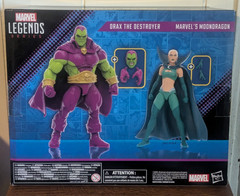 MARVEL LEGENDS: GUARDIANS OF THE GALAXY DRAX The Destroyer & MOONDRAGON 2 pk NEW