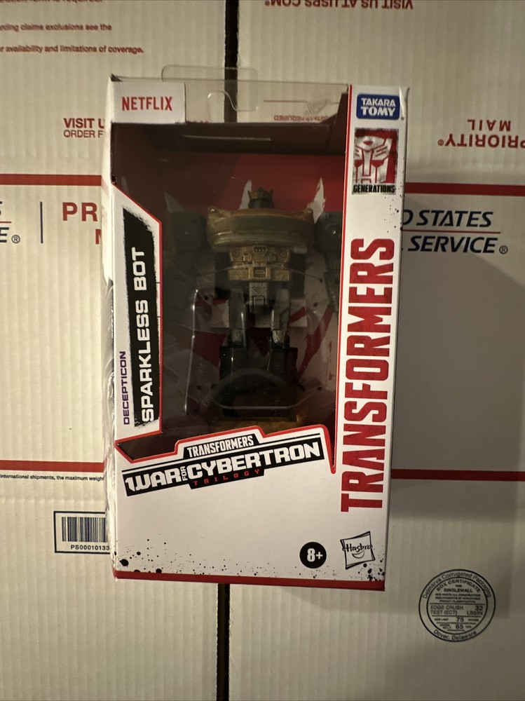 Transformers War For Cybertron SPARKLESS BOT Netflix Walmart Exclusive Figure