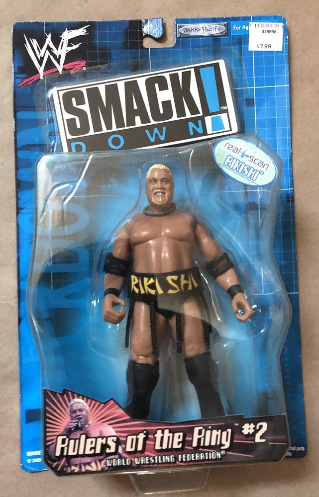 2000 Jakks WWF SMACKDOWN Rulers Of The Ring #2 RIKISHI Future Bloodline Member?