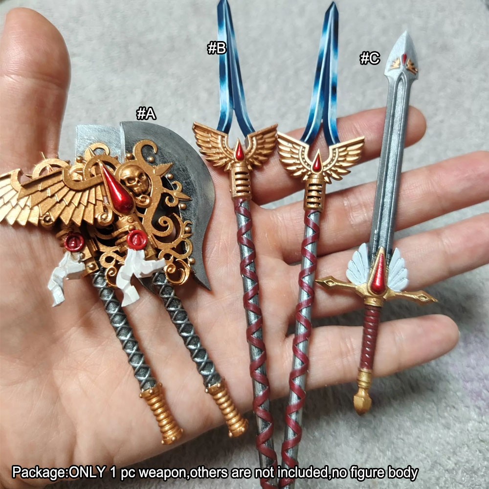 Single Premium Painted Sword Weapon Model For Custom Action Figure