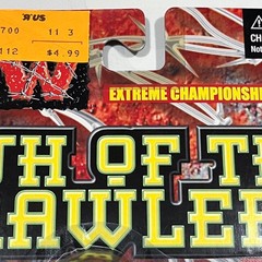 Sandman ECW Bash of the Brawlers Figure Signed Series 5 OSFTM 2000 MOC WWF WWE