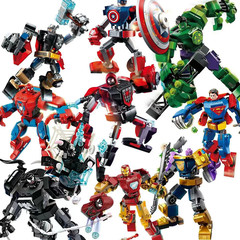 @76270 76302 Avengers Superhero Iron Man Thor Thanos Building Blocks Assemble Ac