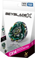 Takara Tomy Beyblade X CX-14 Starter Knightfortres GV8-70U US Seller In Stock
