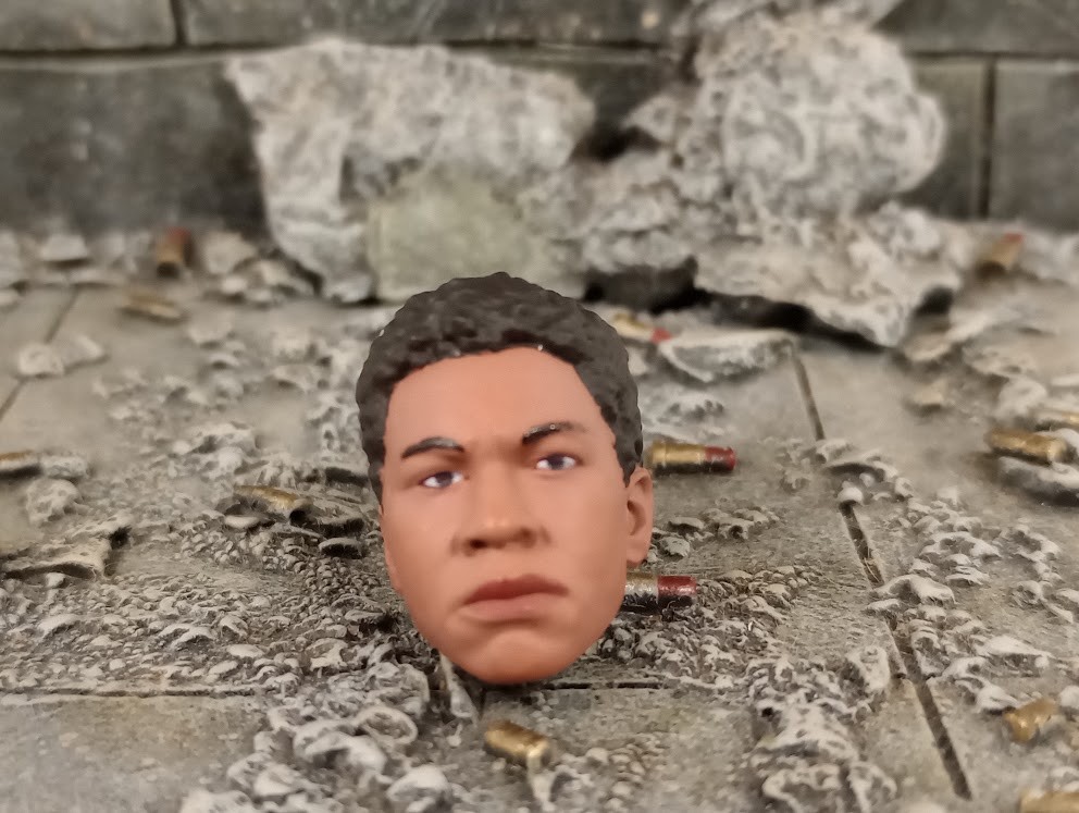 Mcfarlane Toys Fallout Maximus – Aaron Moten – Head Only 7″ scale Custom Fodder