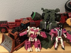 Transformers Devastator Parts Lot Long Haul, Rampage, Overload Etc *INCOMPLETE*