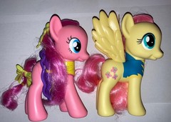 Lot of 2 My Little Pony Pinkie Pie fluttershy Wonderbolts 6 inch Figures g4