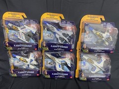 SET OF 6 Disney Pixar Lightyear Hyperspeed Space Ships XL- 01 02, 03, 12, 15